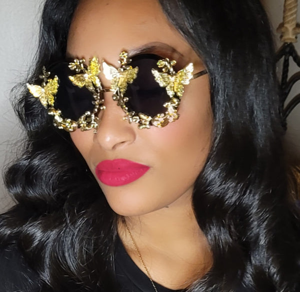 Daisy Butterfly Glasses