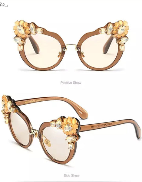 Flowers and diamonds