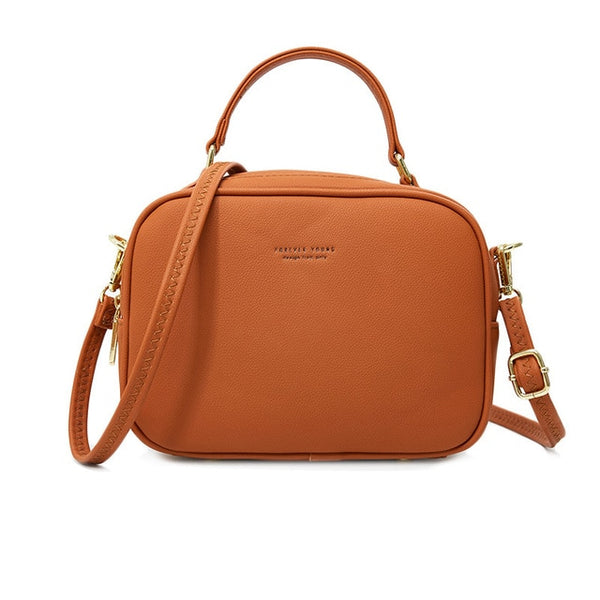 Luxury Mini Shoulder Bag Women Soft PU Leather Tote Handbags Brand Designer Crossbody Messenger Bags Ladies New Arrivals Purses