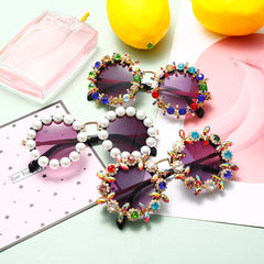 Fashion Baby Diamond Round Children Glasses 2020 New Luxury Rhinestone Frames Eyeglasses Kids Eye Frame Eyewear Vintage Glasses